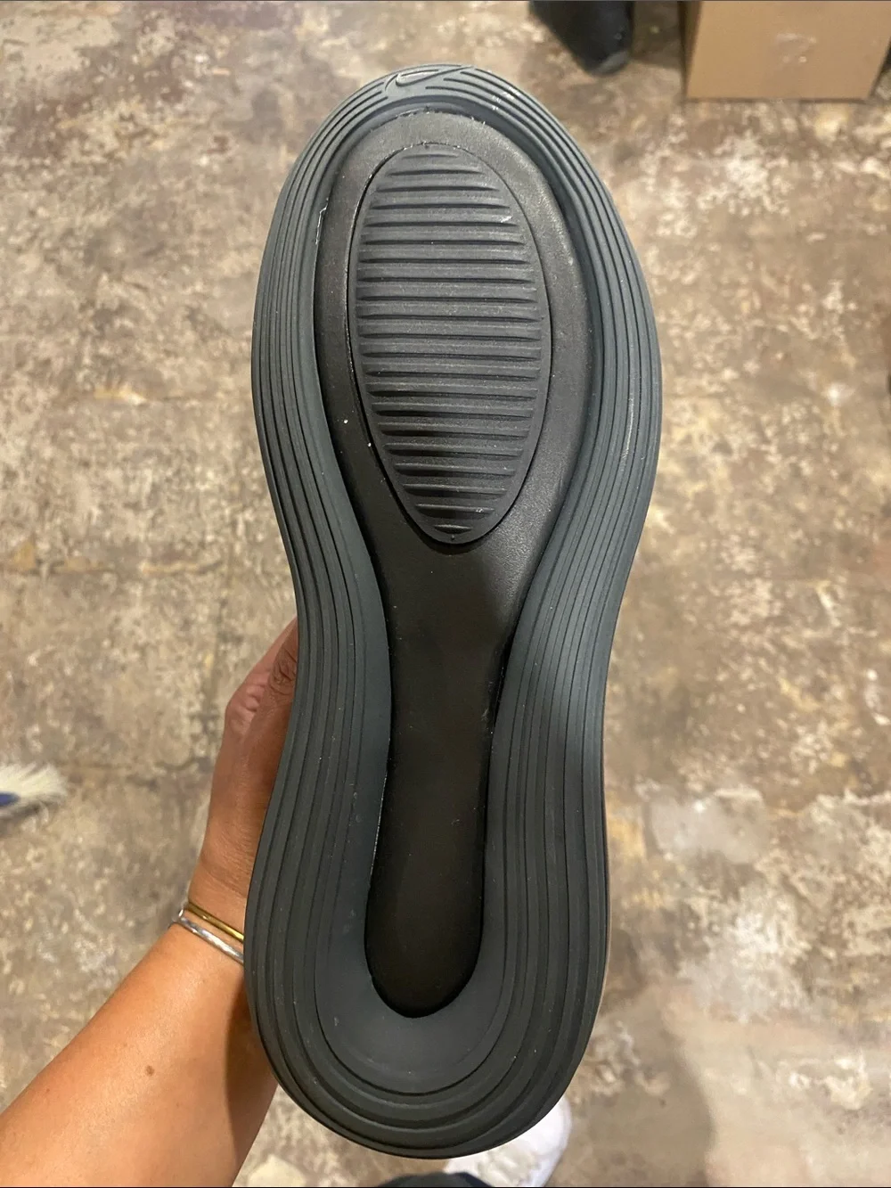 Nike Men's Black Air Max 720 Sneakers